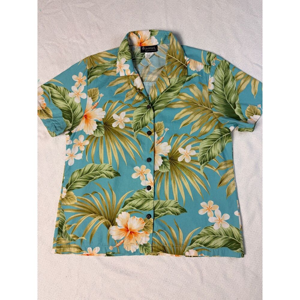 Puanani Vintage Hawaiian Shirt Made in Hawaii Resort Vacation Wear Retro Cruise